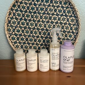 Used Olaplex Hair repair Treatment kit plus Blonde Enhancer Toning Shampoo